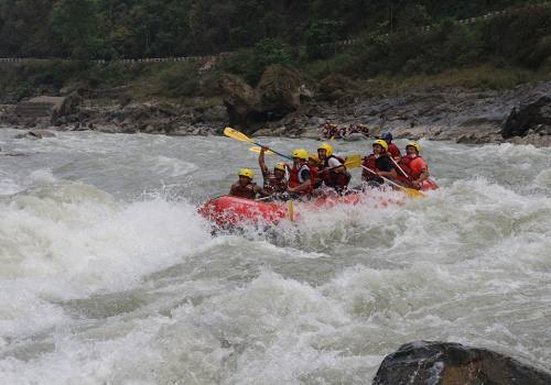 Rafting in Trishuli River